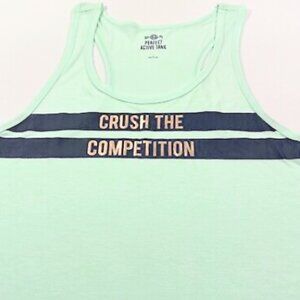 Brand New SO “CRUSH THE COMPETITION” PERFECT ACTIVE GRAPHIC RACER-BACK TANK